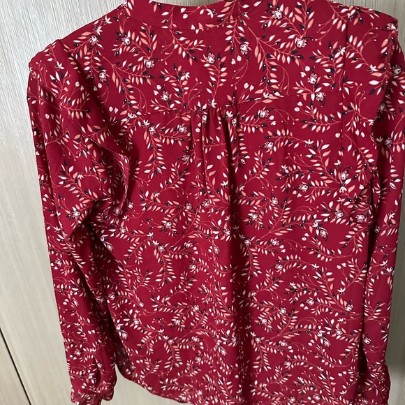 Vintage flutter sleeve button down shirt - Picture 4 of 4